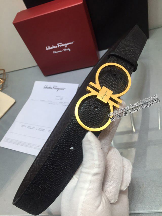 菲拉格慕男士皮帶 Ferragamo雙面牛皮腰帶  jjp2171